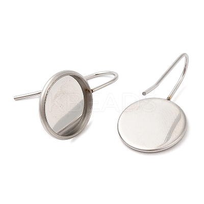 Non-Tarnish 304 Stainless Steel Earring Hooks X-STAS-R123-16C-P-1