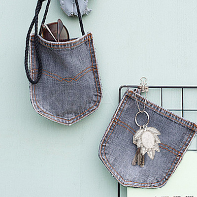 DIY Blank Leaf Pendant Making Kit DIY-GO0001-74-1