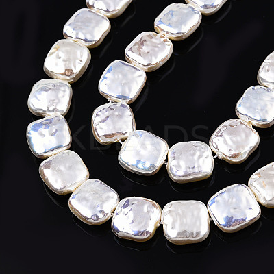 ABS Plastic Imitation Pearl Beads Strands KY-N015-02-A05-1