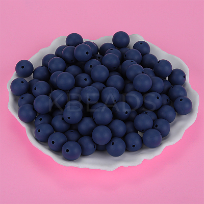 Round Silicone Focal Beads LS-SI-JX0046A-112-1