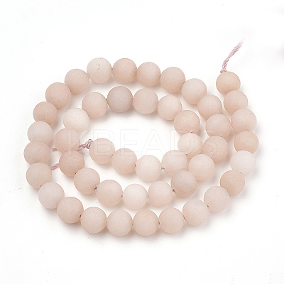 Natural White Jade Beads Strands G-T106-250-1-1
