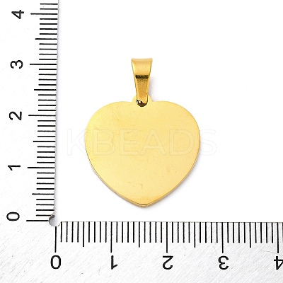 304 Stainless Steel Enamel Pendants STAS-S163-09B-G-1