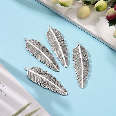 Tibetan Style Alloy Big Pendants TIBEP-A123193-AS-FF-1