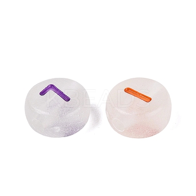 Luminous Transparent Acrylic Beads TACR-Q013-06B-1