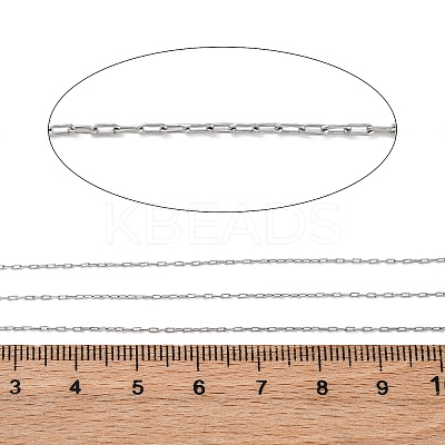 304 Stainless Steel Paperclip Chains CHS-M009-07P-01-1