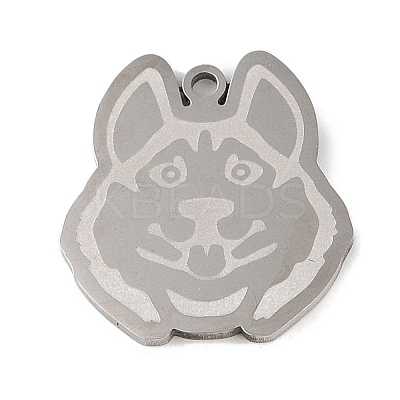 Non-Tarnish 201 Stainless Steel Pendants STAS-C095-41P-1