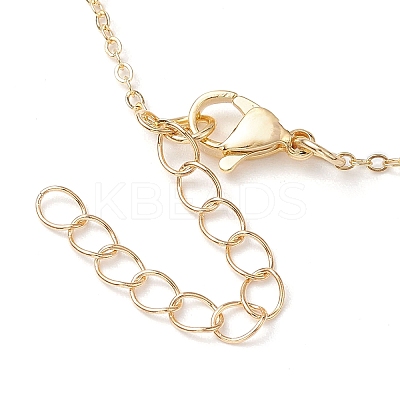 Alloy Enamel Pendant Necklaces for Women NJEW-JN04806-1
