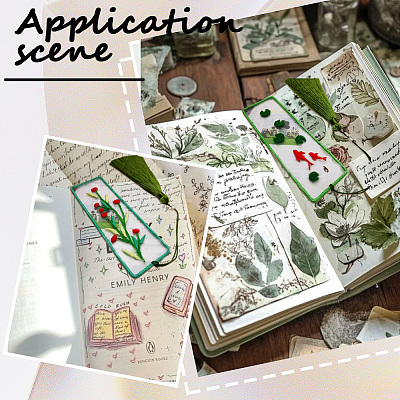 DIY Bookmarks Embroidery Kits DIY-SC0029-44A-1