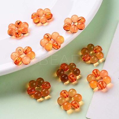 Transparent Acrylic Bead Frames TACR-S153-01A-84-1