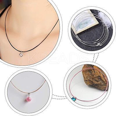 Stainless Steel Wire Necklace Cord DIY Jewelry Making TWIR-UN0001-04-1