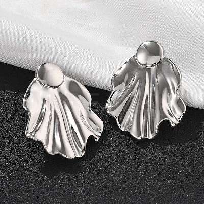 304 Stainless Steel Studs Earrings for Women EJEW-K306-25P-1