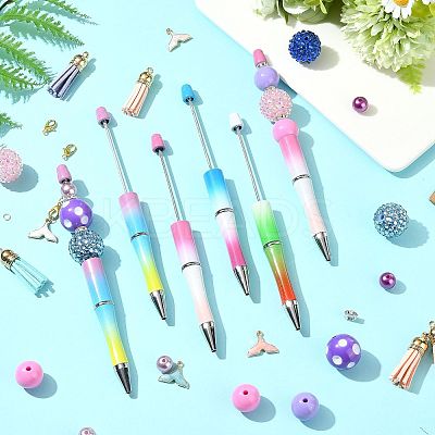 DIY Beadable Pen Sets DIY-FS0009-36-1