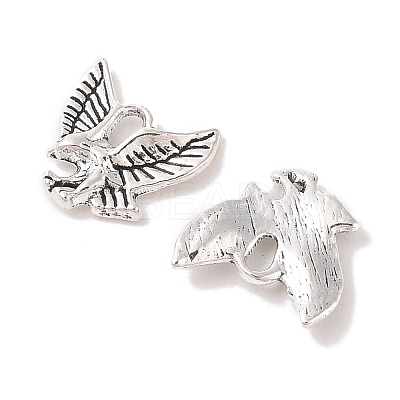Tibetan Style Alloy Pendants TIBEP-20305-AS-R-1