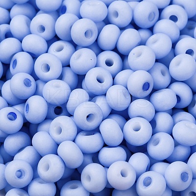 Baking Paint Glass Seed Beads SEED-C003-02B-1