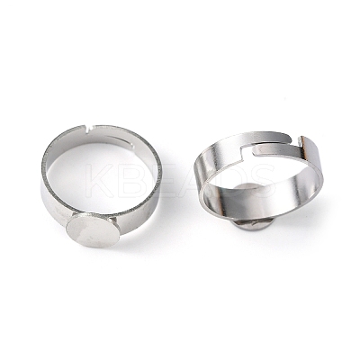 Tarnish Resistant 304 Stainless Steel Ring Shanks LS-STAS-B018-304-1