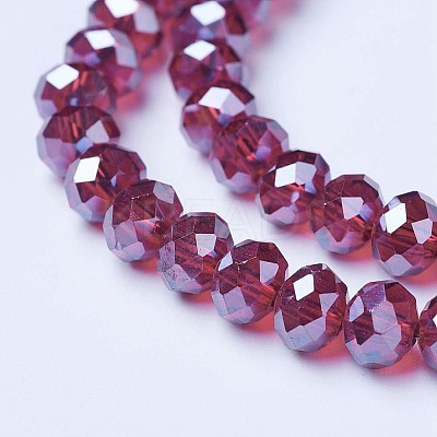 Electroplate Glass Beads Strands LS-EGLA-A034-T3mm-A02-1