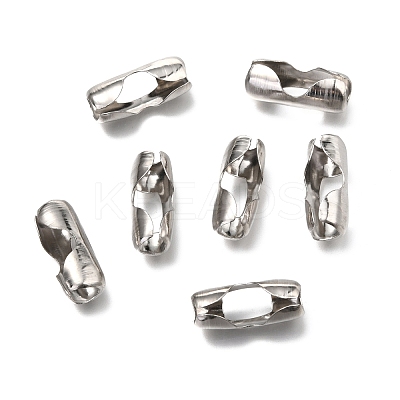 Tarnish Resistant 304 Stainless Steel Ball Chain Connectors STAS-L019A-P-1
