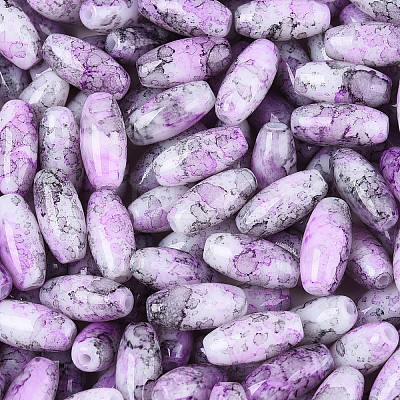 Baking Paint Glass Seed Beads SEED-N008-06E-1