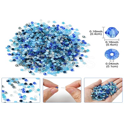 Mixed Styles Glass Beads GLAA-YWC0003-01A-1