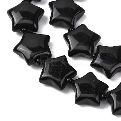 Natural Obsidian Beads Strands G-K359-E13-1