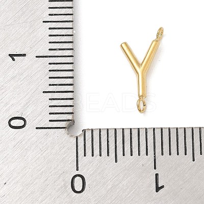 304 Stainless Steel Letter Connector Charms LS-STAS-M108-01G-25-1