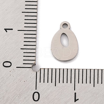 Non-Tarnish 201 Stainless Steel Charms STAS-U016-01P-O-1