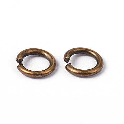 90pcs Antique Bronze Brass Open Jump Rings X-JRC6MM-AB-1
