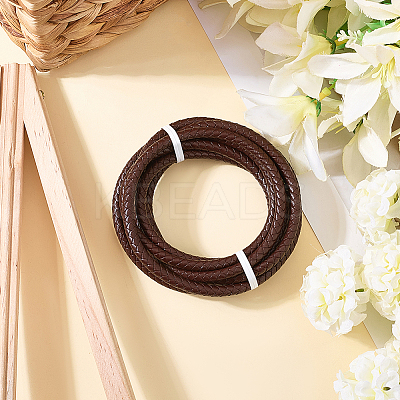 Braided Leather Cord with Core WL-CL0001-01C-1