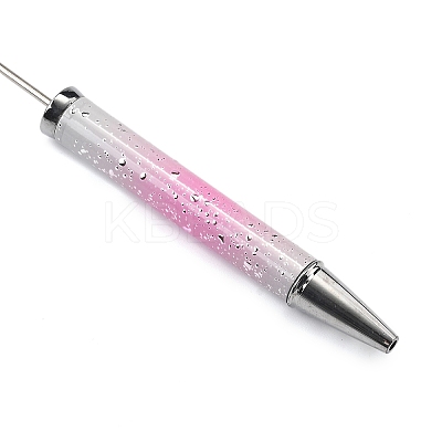 Plastic Beadable Pen AJEW-Q002-02G-1