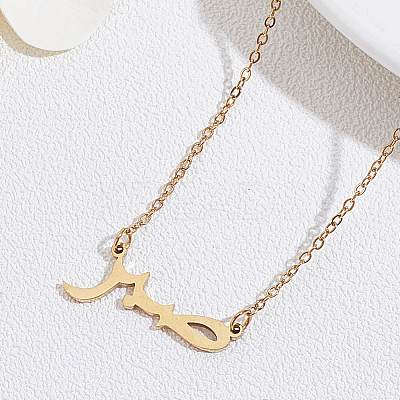1pc 304 Stainless Steel Pendant Necklaces NJEW-LP0001-48-1