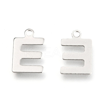 Non-Tarnish 201 Stainless Steel Charms STAS-C021-06P-E-1