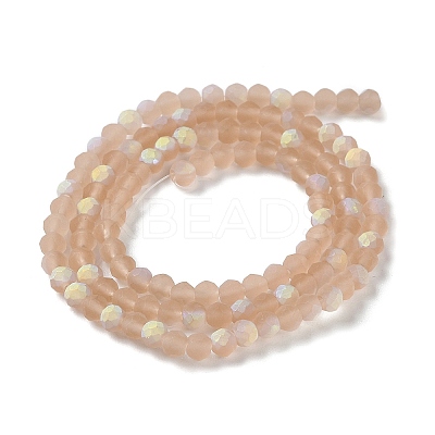 Imitation Jade Glass Beads Strands EGLA-YW0003-19B-17-1