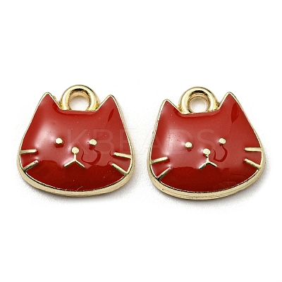 Golden Plated Alloy Charms ENAM-L042-01G-06-1