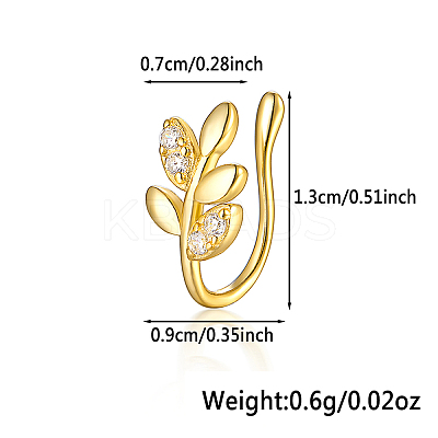 Fashionable S925 Silver Nose Clip with Star IM7825-17-1