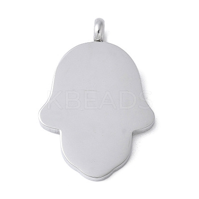 304 Stainless Steel Stamping Blank Tag Pendants STAS-S162-24P-1