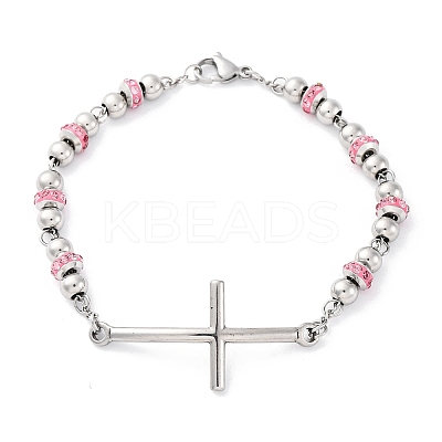 201 Stainless Steel Link Chain Bracelets BJEW-A032-02P-01-1