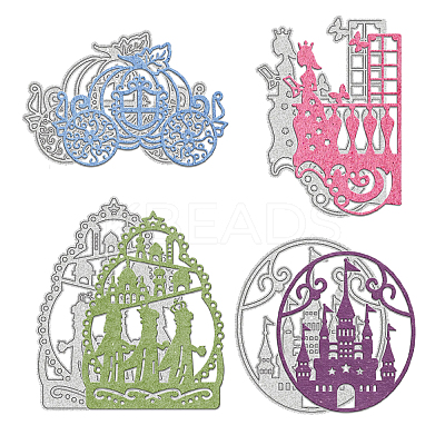 Fairy Tale Carbon Steel Cutting Dies Stencils DIY-DM0001-023-1