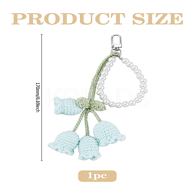 1Pc Flower Alloy Pendant Decorations KEYC-LP0001-25C-1