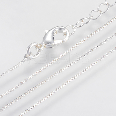 Brass Box Chains Necklaces X-MAK-R014-S-1