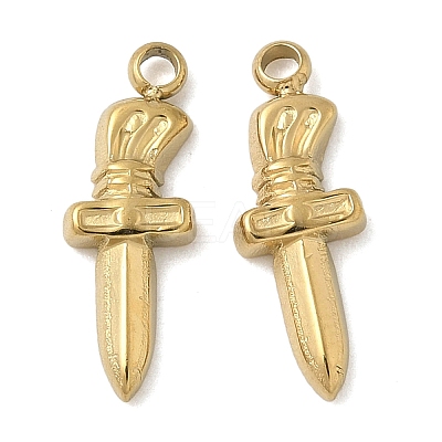 304 Stainless Steel Pendants STAS-D127-21B-G-1