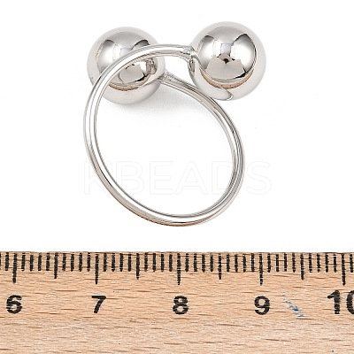 Brass Cuff Rings for Women RJEW-Z113-18P-1