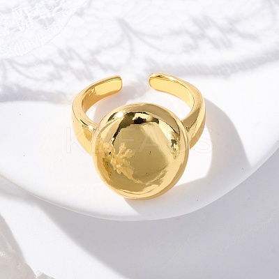 Brass Open Cuff Rings for Women LS-RJEW-G341-04G-03-1