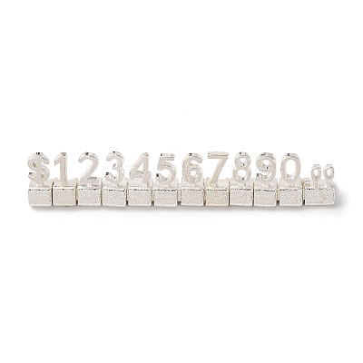 Aluminum Alloy Price Display Cube Adjustable Price Tag LS-ODIS-WH0018-84S-1