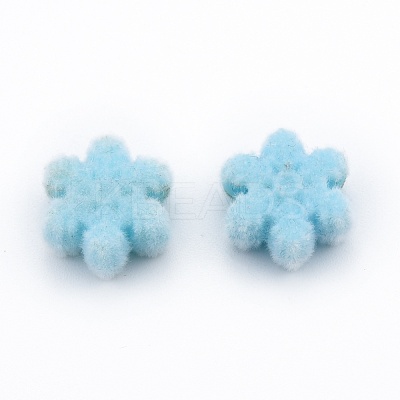 Christmas Opaque Resin Beads RESI-G047-13-1