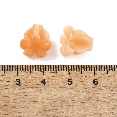 Synthetic Coral Carved Beads CORA-K010-01L-1