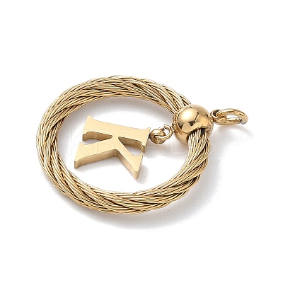 304 Stainless Steel Pendants STAS-D154-01K-G-1