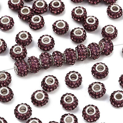 Resin Rhinestone Beads CPDL-H001-10x7mm-5-1