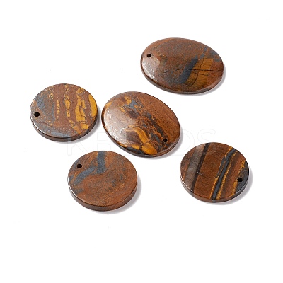 Natural Tiger Iron Pendants G-B030-29-1