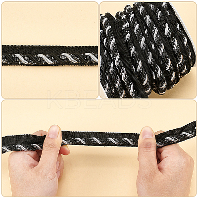 1 Bundle Polyester Twist Lip Cord Trim SRIB-WR0001-10A-1
