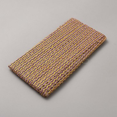 Polyester Wavy Lace Ribbon OCOR-WH0078-208-1
